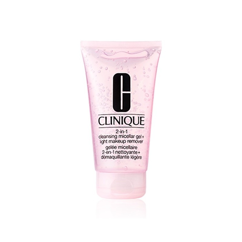 Clinique 2-in-1 Cleansing Micellar Gel + Light Makeup Remover 150ml Clinique 2-in-1 Cleansing Micellar Gel + Light Makeup Remover 150ml
