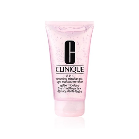 Clinique 2-in-1 Cleansing Micellar Gel + Light Makeup Remover 150ml