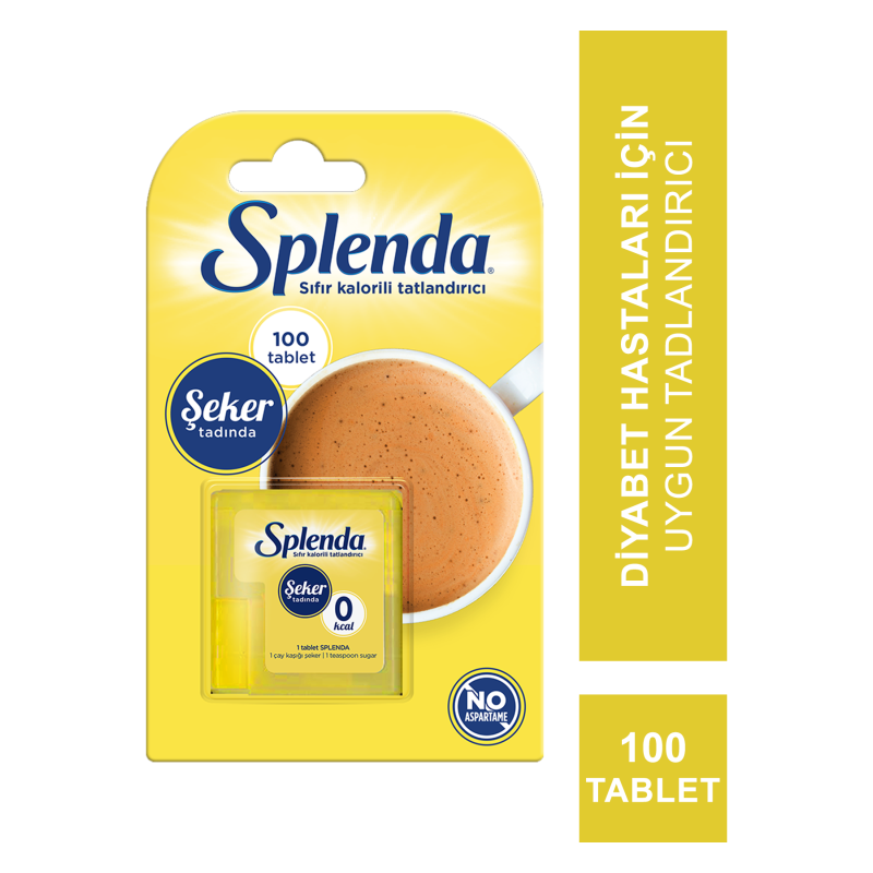 Splenda Tatlandırıcı 100 Tablet Splenda Tatlandırıcı 100 Tablet