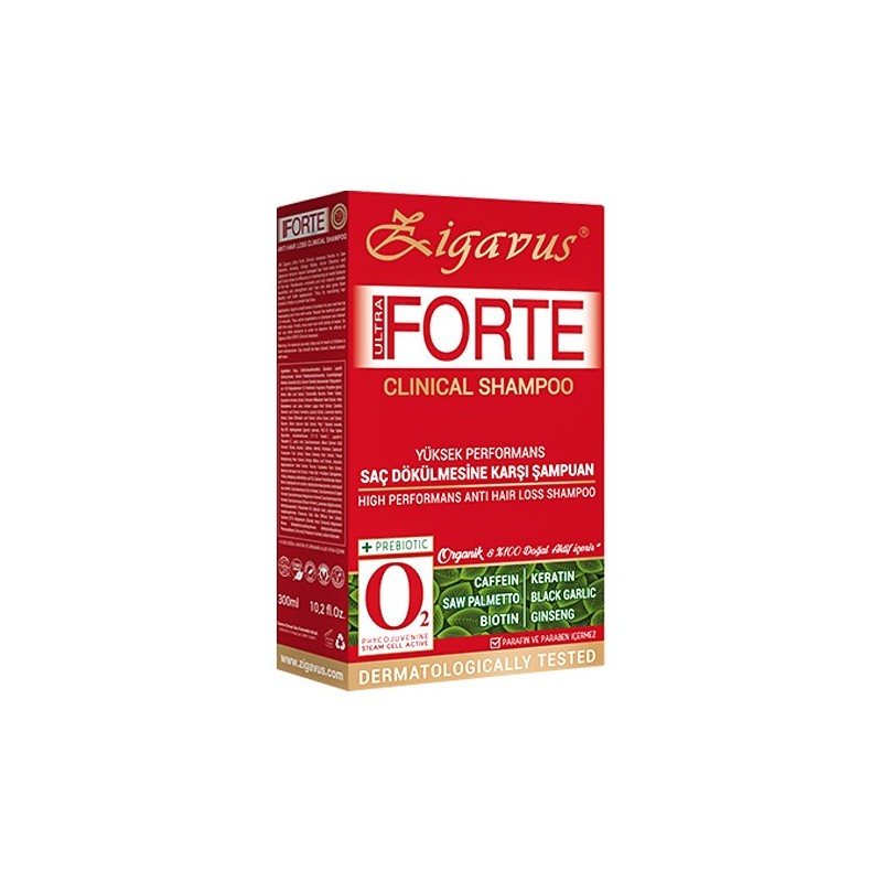 Zigavus Forte Clinical Şampuan Yağlı Saçlar - Kuru ve Normal Saçlar 300ml Zigavus Forte Clinical Şampuan Yağlı Saçlar - Kuru ve Normal Saçlar 300ml