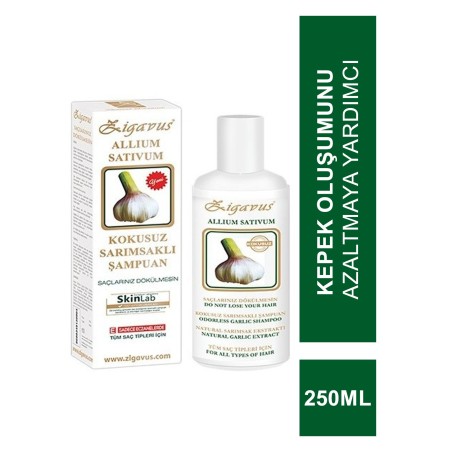 Zigavus Kokusuz Sarımsak Ekstraklı Şampuan 250 ml