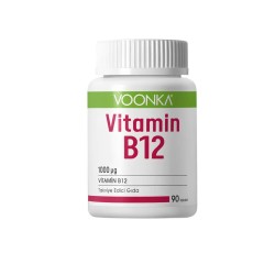Voonka Vitamin B12 İçerikli Takviye Edici Gıda 90 Tablet