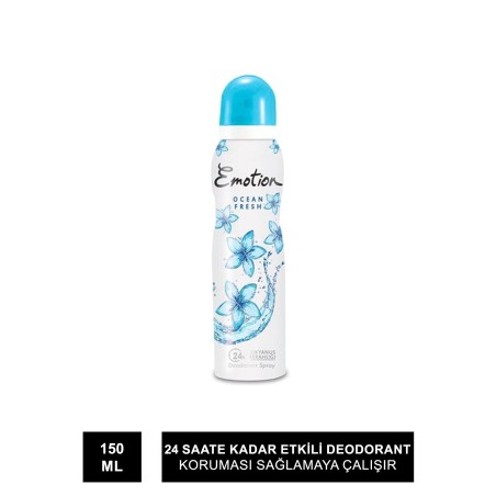 Emotion Ocean Fresh Kadın Deodorant 150 ml (S.K.T 02-2026)