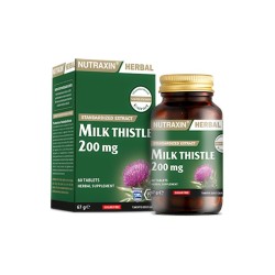 Nutraxin Herbal Milk Thistle 200mg 60 Kapsül