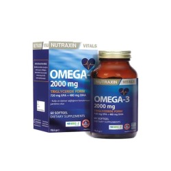 Nutraxin Omega 3 Balık Yağı 2000 mg 60 SoftGel