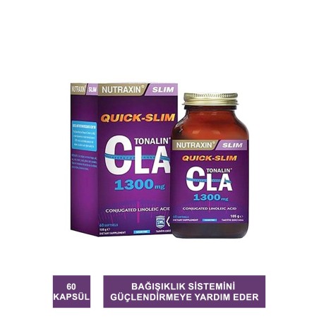 Nutraxin Quick Slim Tonalin CLA 1300mg 60Kapsül