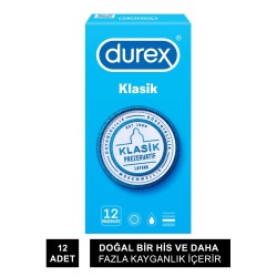 Durex Klasik Prezarvatif 12'li