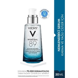 Vichy Mineral 89 Nemlendirici Cilt Serumu Hyalüronik Asit ve Termal Su ile Cilde Güç ve Nem Veren Bakım