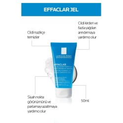 La Roche Posay Effaclar Duo Bakım Kremi 15ml + Effaclar Temizleme Jeli 50ml Tanışma Kiti