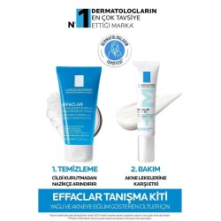 La Roche Posay Effaclar Duo Bakım Kremi 15ml + Effaclar Temizleme Jeli 50ml Tanışma Kiti