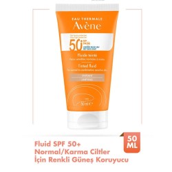 Avene SPF 50+ Fluide Tinted Renkli Güneş Koruyucu 50 ml