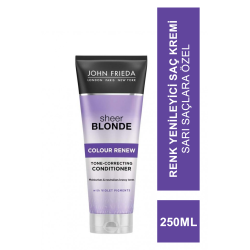 John Frieda Sheer Blonde Colour Renew Conditioner 250 ml Sarı Saçlara Özel Renk Yenileyici Saç Kremi