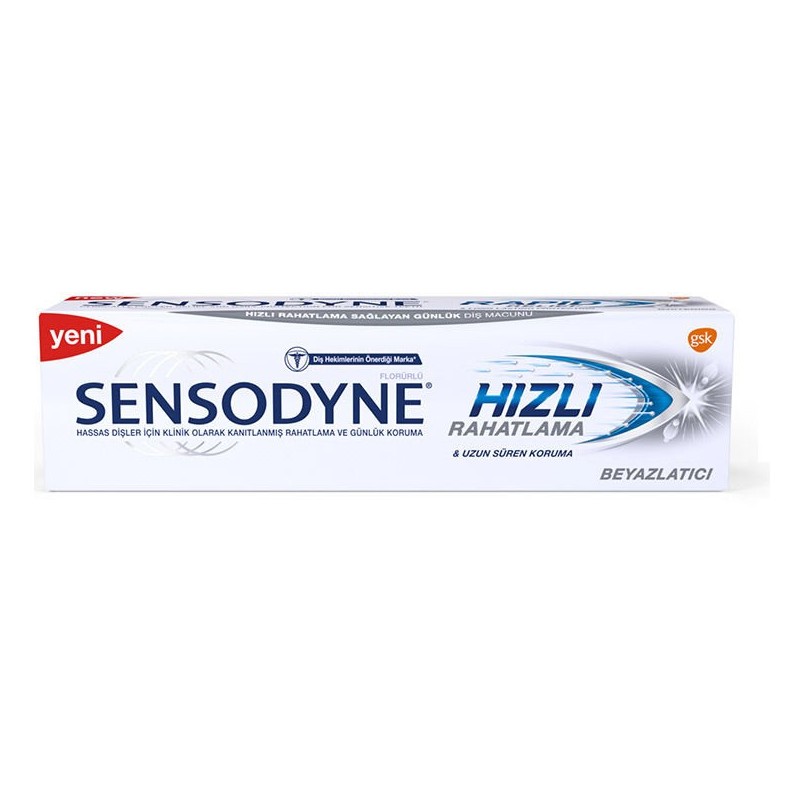 Sensodyne Hızlı Rahatlama Diş Macunu Beyazlatıcı 75ml Sensodyne Hızlı Rahatlama Diş Macunu Beyazlatıcı 75ml