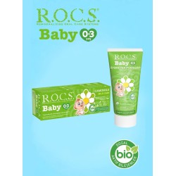 Rocs Baby Papatya Özlü Diş Macunu 0-3Yaş 35 ml