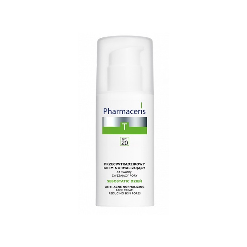 Pharmaceris T - Sebostatic Normalizing Matifying Anti-Akne Cream Spf20 - 50ml Pharmaceris T - Sebostatic Normalizing Matifying Anti-Akne Cream Spf20 - 50ml
