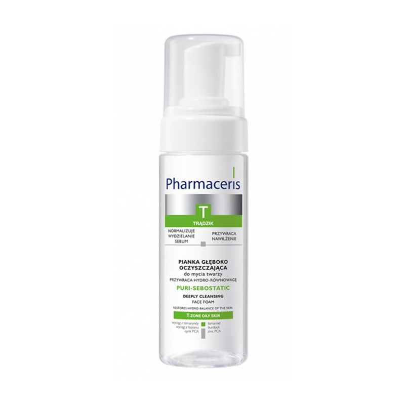 Pharmaceris T - Puri Sebostatic Deeply Cleansing Face Foam - 150ml Pharmaceris T - Puri Sebostatic Deeply Cleansing Face Foam - 150ml