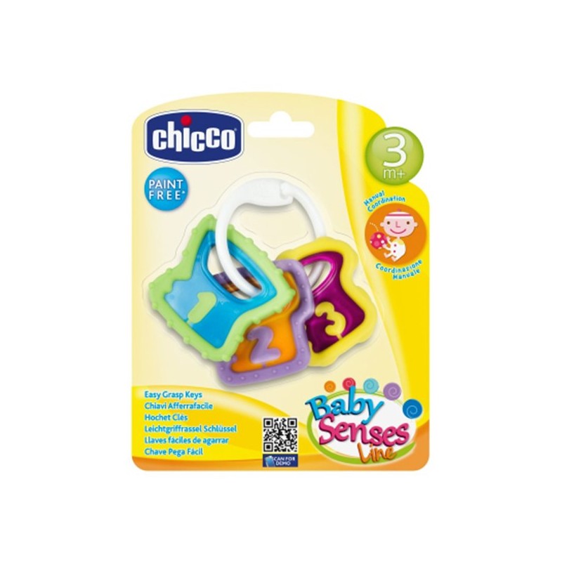Chicco Kolay Kavranan Çıngırak Anahtarlar 3m+ Chicco Kolay Kavranan Çıngırak Anahtarlar 3m+