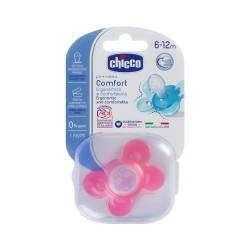 Chicco Emzik Physio Comfort Kız Tekli Silikon 6-12 Ay