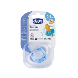 Chicco Physio Orthodontic Mavi Kauçuk Emzik 0-6 Ay