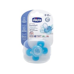Chicco Emzik Physio Comfort Erkek Tekli Silikon 6-12 Ay