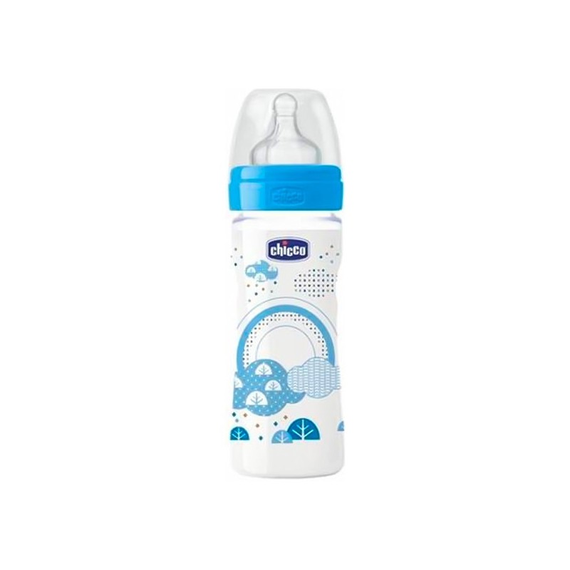 Chicco Silikon Emzikli Akış Ayarlı PP Biberon 250 ml - 2 Ay+ Chicco Silikon Emzikli Akış Ayarlı PP Biberon 250 ml - 2 Ay+