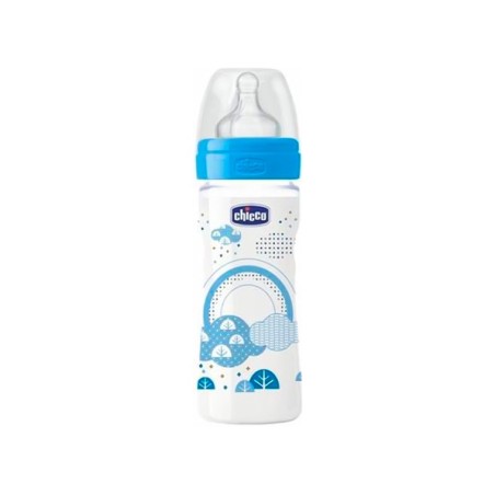 Chicco Silikon Emzikli Akış Ayarlı PP Biberon 250 ml - 2 Ay+