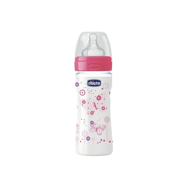Chicco Wellbeing PP Biberon - Silikon 250 ml Chicco Wellbeing PP Biberon - Silikon 250 ml