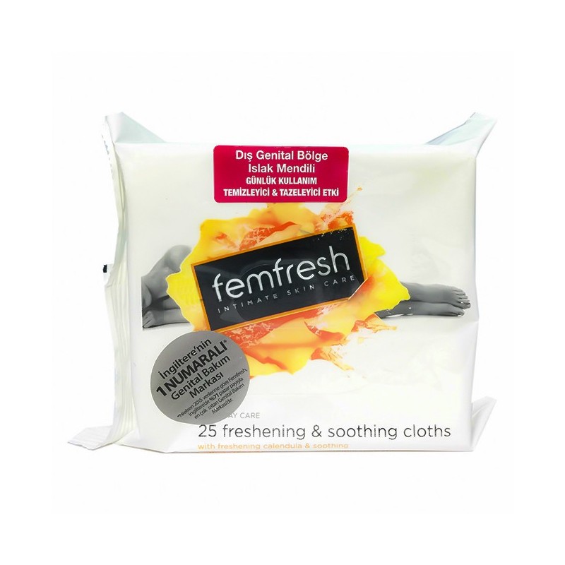 Femfresh Dış Genital Bölge İslak Mendili 25 adet