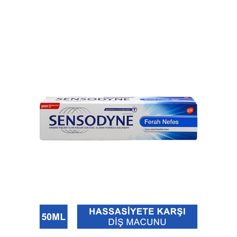 Sensodyne Ferah Nefes Diş Macunu 50ml Sensodyne Ferah Nefes Diş Macunu 50ml