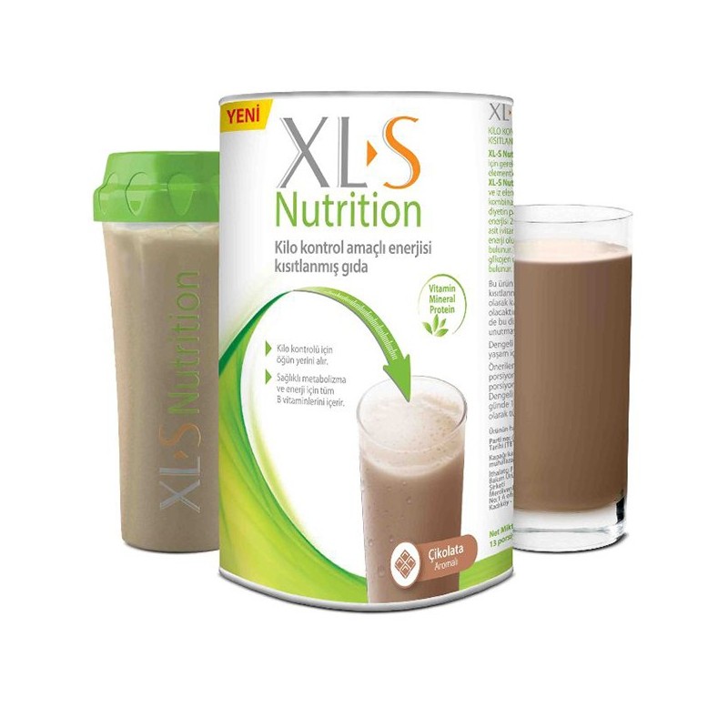Xl-S Nutrition Çikolata Aromalı Takviye Edici Gıda 520gr + Shaker Hediyeli