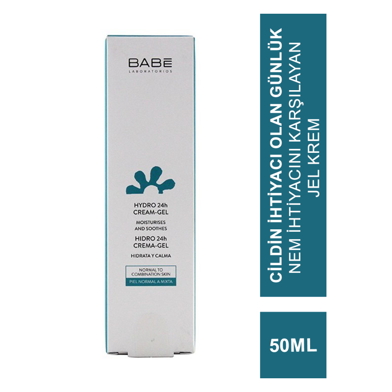 Babe Hydro 24h Reactive Skin 50ml - Yatıştırıcı Etkili Nemlendirici Babe Hydro 24h Reactive Skin 50ml - Yatıştırıcı Etkili Nemlendirici
