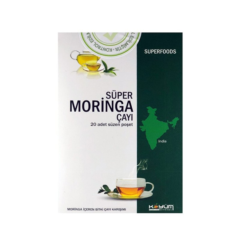 Moringa Çayı 20 Adet Süzen Poşet