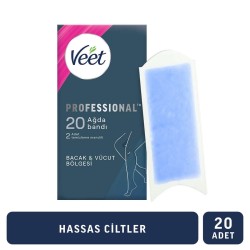 Veet Professional Sir Ağda Bandı Hassas Ciltler İçin ( Bacak & Vücut ) 20 Adet