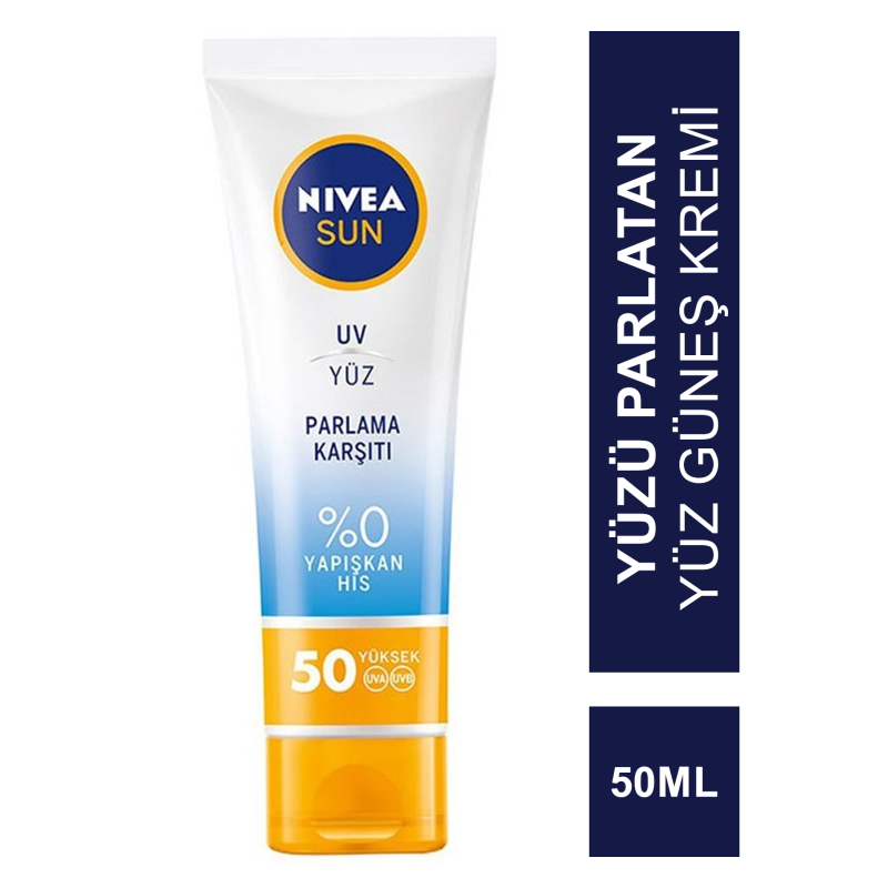 Nivea Sun Yüz Kremi Parlama Karşıtı 50ml Nivea Sun Yüz Kremi Parlama Karşıtı 50ml