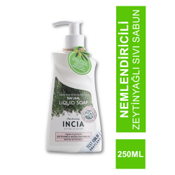Incia Yoğun Nemlendiricili Zeytinyağlı Sıvı Sabun 250ml (S.K.T 04-2024)