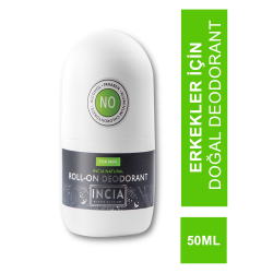 Incia Roll On Deodorant For Men 50 ml Erkekler İçin Doğal Deodorant (S.K.T 08-2025)