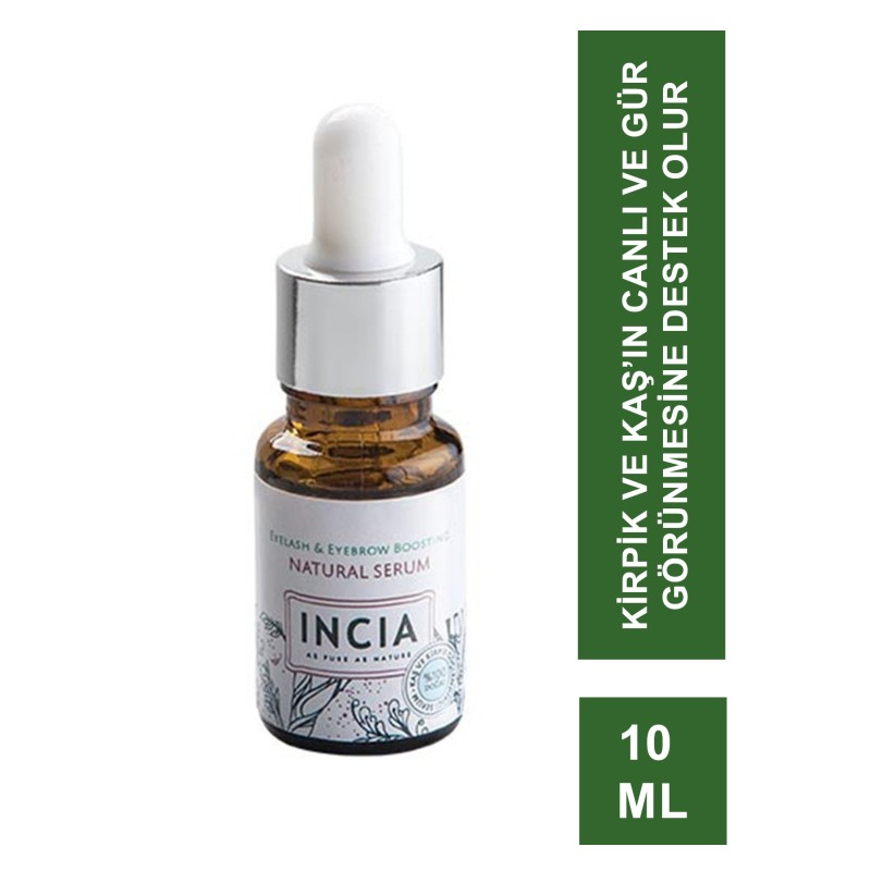 Incia Eyelash & Eyebrow Boosting Serum 10 ml Kaş ve Kirpik Güçlendirici Serum Incia Eyelash & Eyebrow Boosting Serum 10 ml Kaş ve Kirpik Güçlendirici Serum