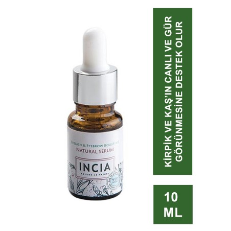 Incia Eyelash & Eyebrow Boosting Serum 10 ml Kaş ve Kirpik Güçlendirici Serum