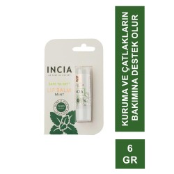 Incia Lip Balm Mint 6 gr Nane özlü Besleyici Dudak Bakım Kremi