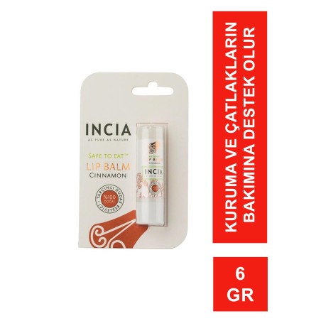 Incia Lip BalmTarçınlı Dudak Besleyici 6gr