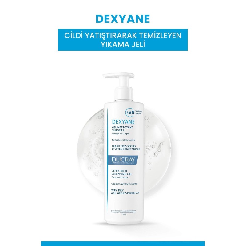 Ducray Dexyane Gel Atopiye Eğilimli Ciltler için Yıkama Jeli Ducray Dexyane Gel Atopiye Eğilimli Ciltler için Yıkama Jeli