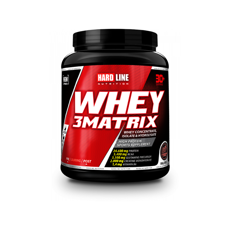 Hardline Whey 3Matrix Protein 908gr