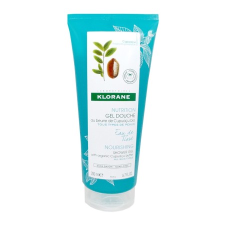 Klorane Nutrition Gel Douche Tiare Çiçeği Ekstreli Organik Cupuaçu Yağı İçeren Duş Jeli 200ml