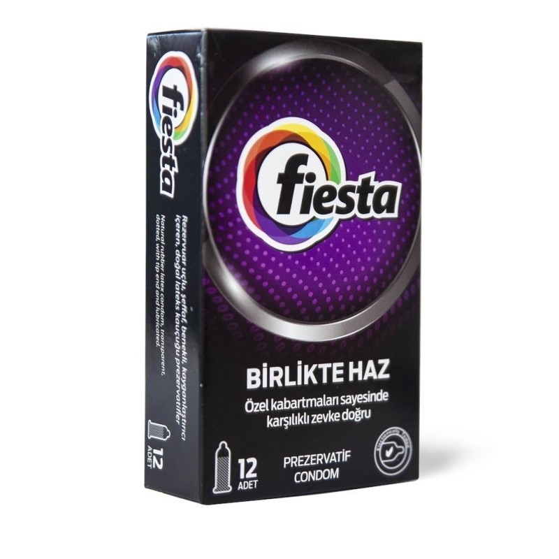 Fiesta Dotted Benekli Ekstra Haz Prezervatif Fiesta Dotted Benekli Ekstra Haz Prezervatif