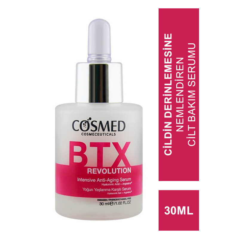 Cosmed Btx Revolution Yoğun Yaşlanma Karşıtı Serum 30ml