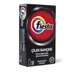 Fiesta Strawberry Prezervatif 12 Adet