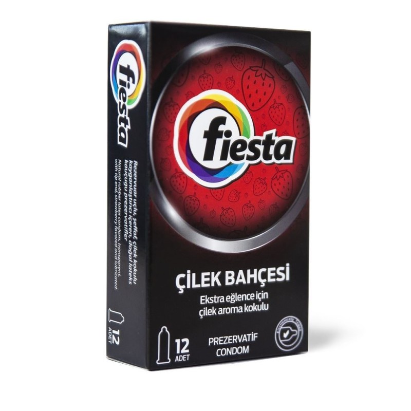 Fiesta Strawberry Prezervatif 12 Adet Fiesta Strawberry Prezervatif 12 Adet