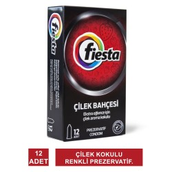 Fiesta Strawberry Prezervatif 12 Adet