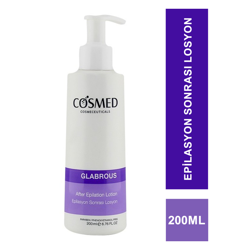 Cosmed Glabrous 200ml - Epilasyon Sonrası Losyon Cosmed Glabrous 200ml - Epilasyon Sonrası Losyon