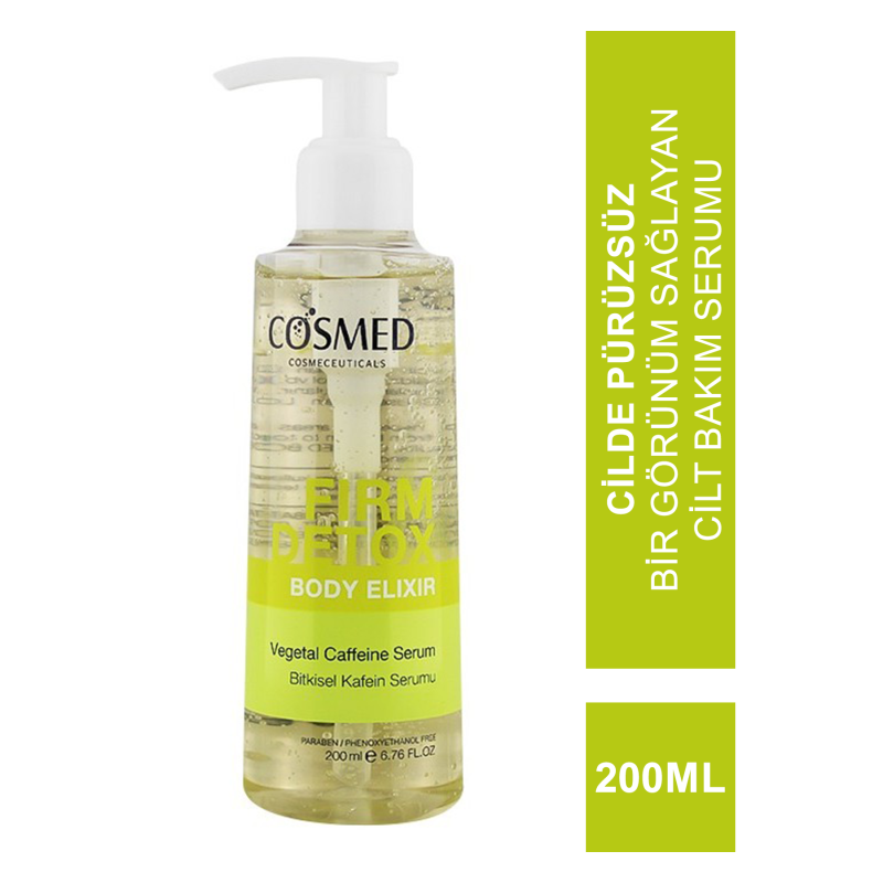 Cosmed Body Elixir 200 - Bitkisel Kafein Serumu Cosmed Body Elixir 200 - Bitkisel Kafein Serumu